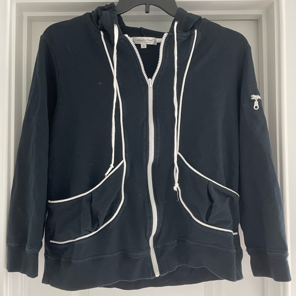 Coldwater creek hooded sweatshirt